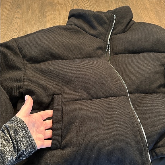 Anthropologie Bagatelle Black Puffer Jacket - Picture 8 of 8